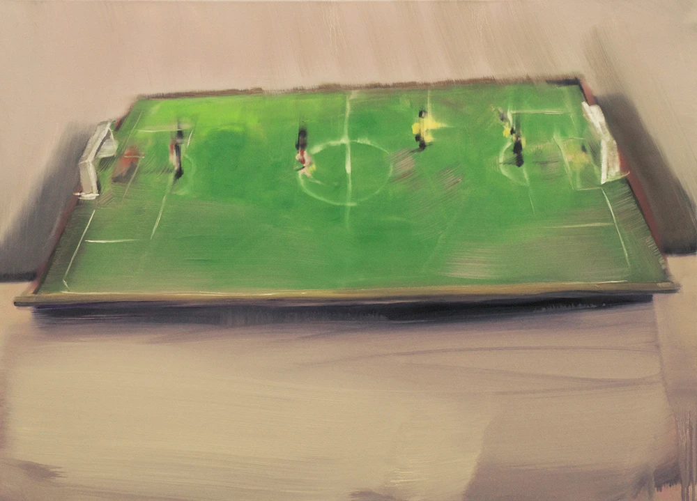 O.T. 2015. Öl und Enkaustik auf Leinwand. 50 x 70 cm O.T. 2015. Öl und Enkaustik auf Leinwand. 50 x 70 cm