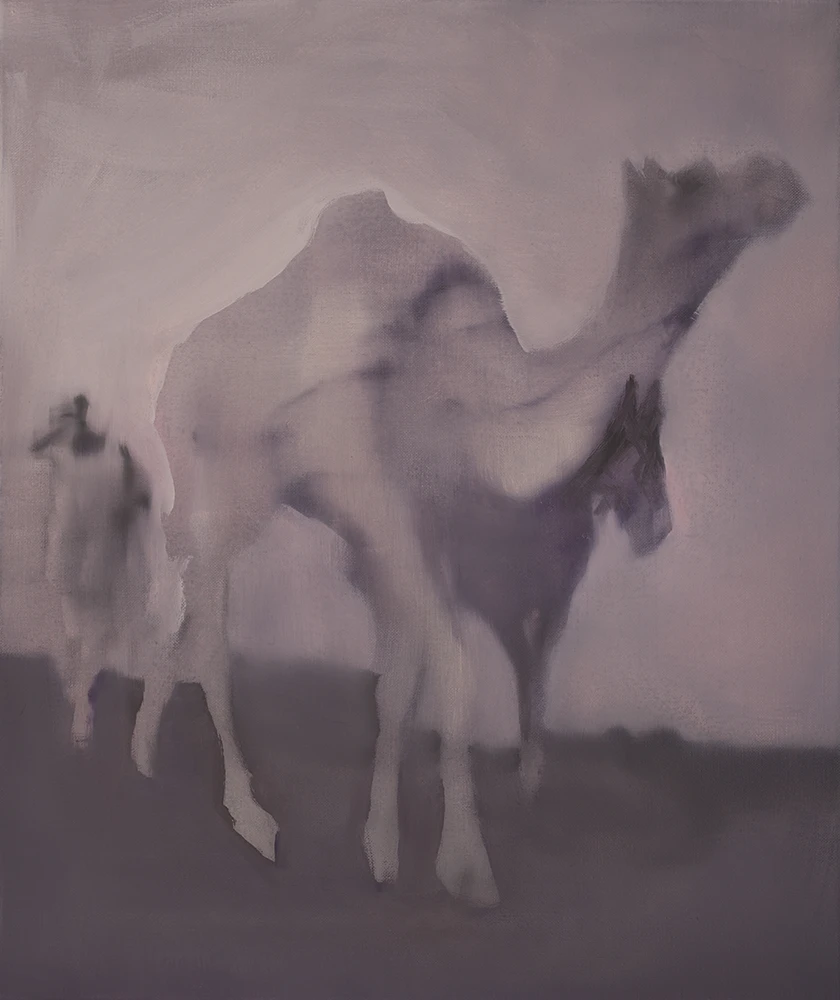 O.T. 2016. Öl und Enkaustik auf Leinwand. 60 x 50 cm O.T. 2016. Öl und Enkaustik auf Leinwand. 60 x 50 cm